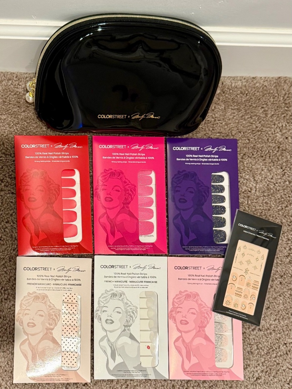 Color Street 8 piece bundle Marilyn Monroe collection